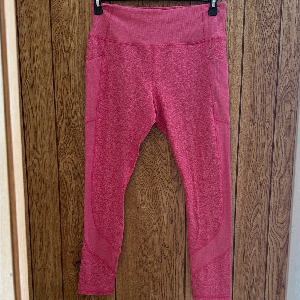 Women’s Pink Performance Leggings with High Waist